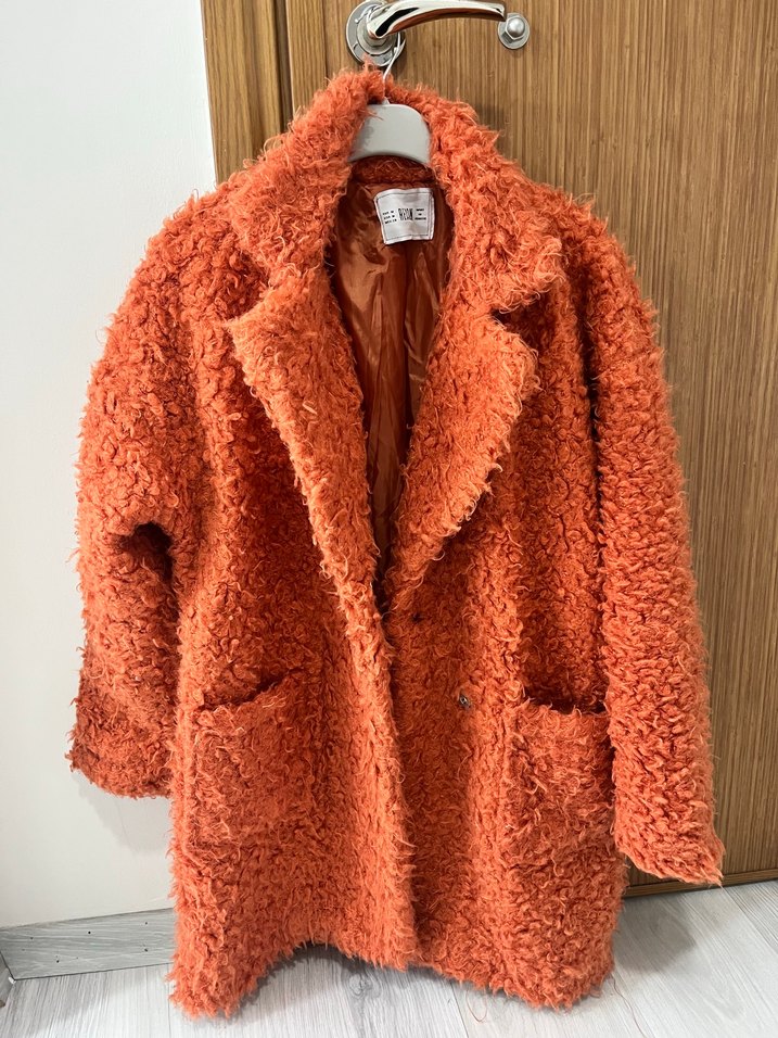 Turuncu Peluş Kaban - Görsel 5