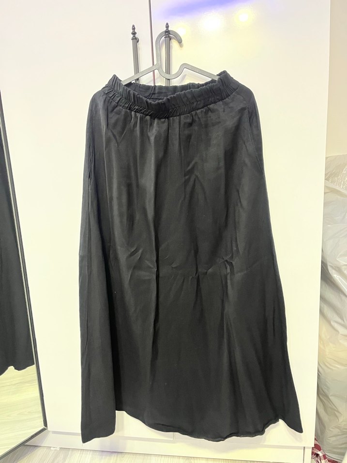 Siyah Uzun Kollu Salaş Siyah Etek Takım - Görsel 5