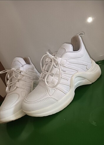 37 Beden beyaz Renk Beyaz sneaker