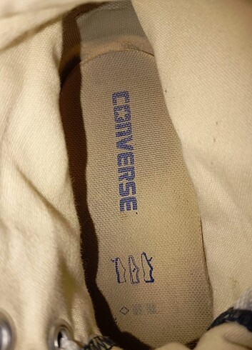 40 Beden mavi Renk Orjinal mavi converse