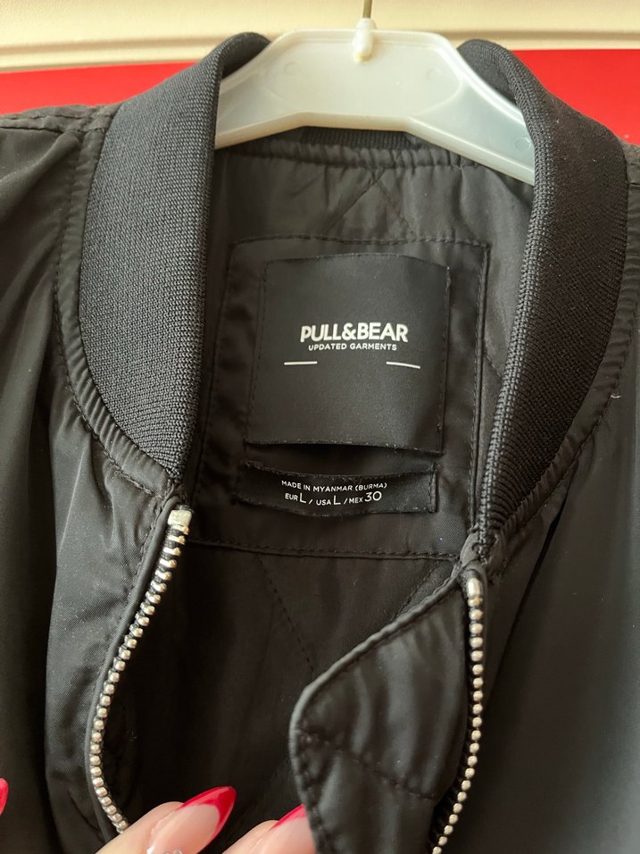 Fermuarlı Siyah Kadın Streetwear Ceket - Görsel 2