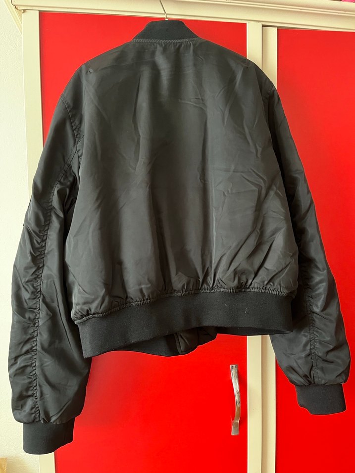 Fermuarlı Siyah Kadın Streetwear Ceket - Görsel 3