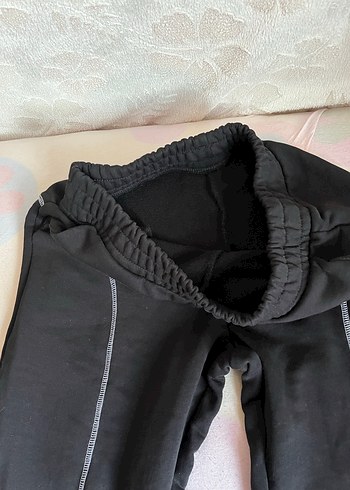 Siyah Baskılı Kadın Eşofman Altı - Görsel 3