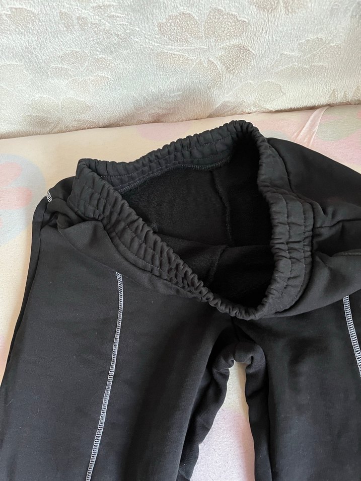 Siyah Baskılı Kadın Eşofman Altı - Görsel 3