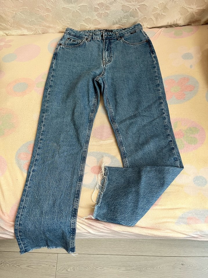 Kadın Mavi Denim Jean - Görsel 2