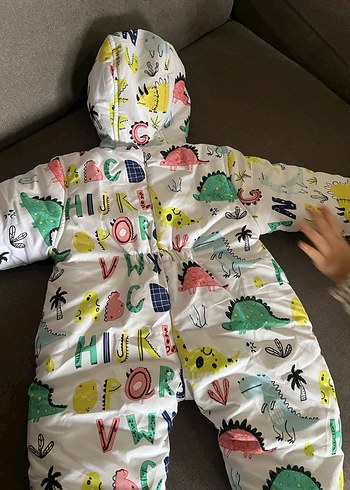 Renkli Desenli Tulum - Görsel 8