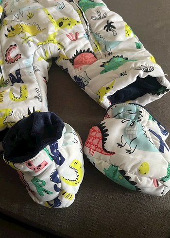 Renkli Desenli Tulum - Görsel 7