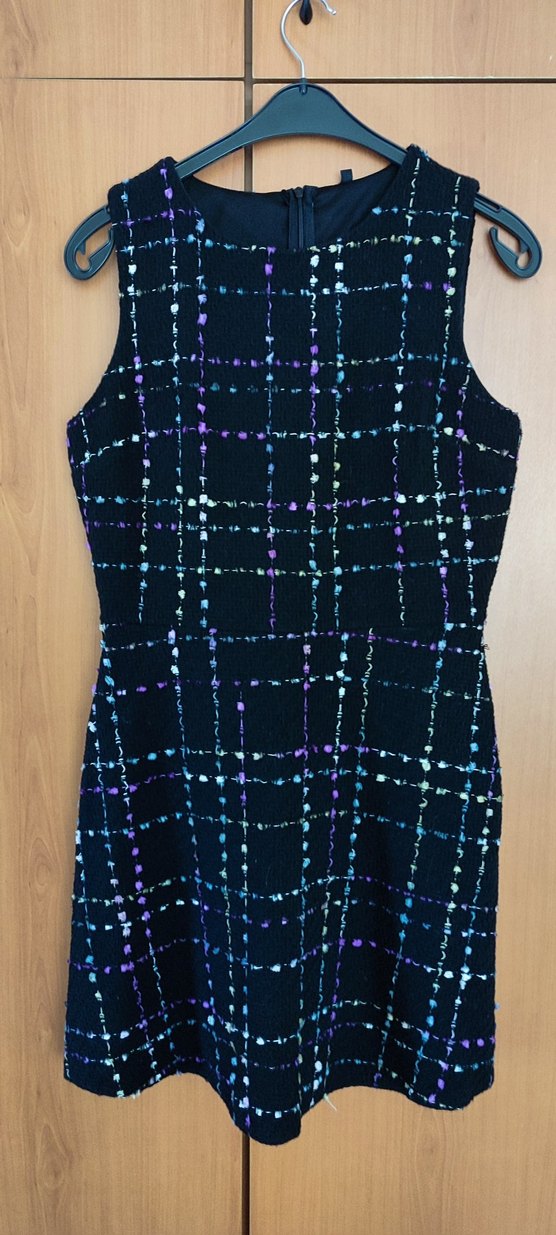 Çok Renkli Midi Elbise - Görsel 2