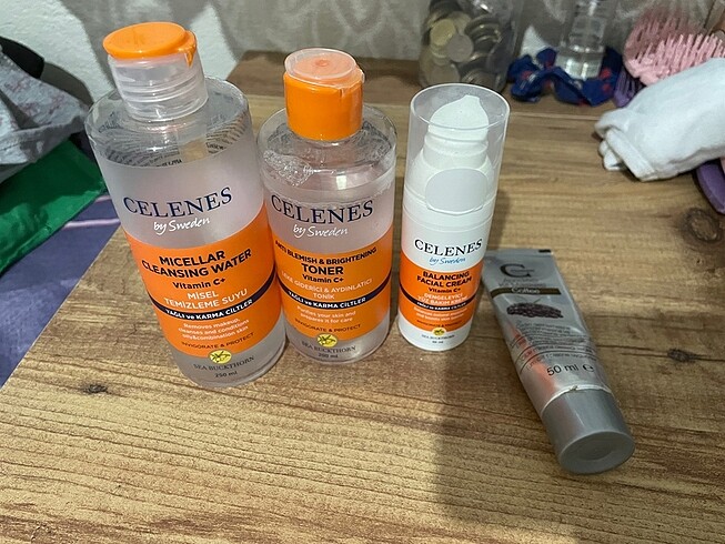 Celenes yüz bakım malzemeleri