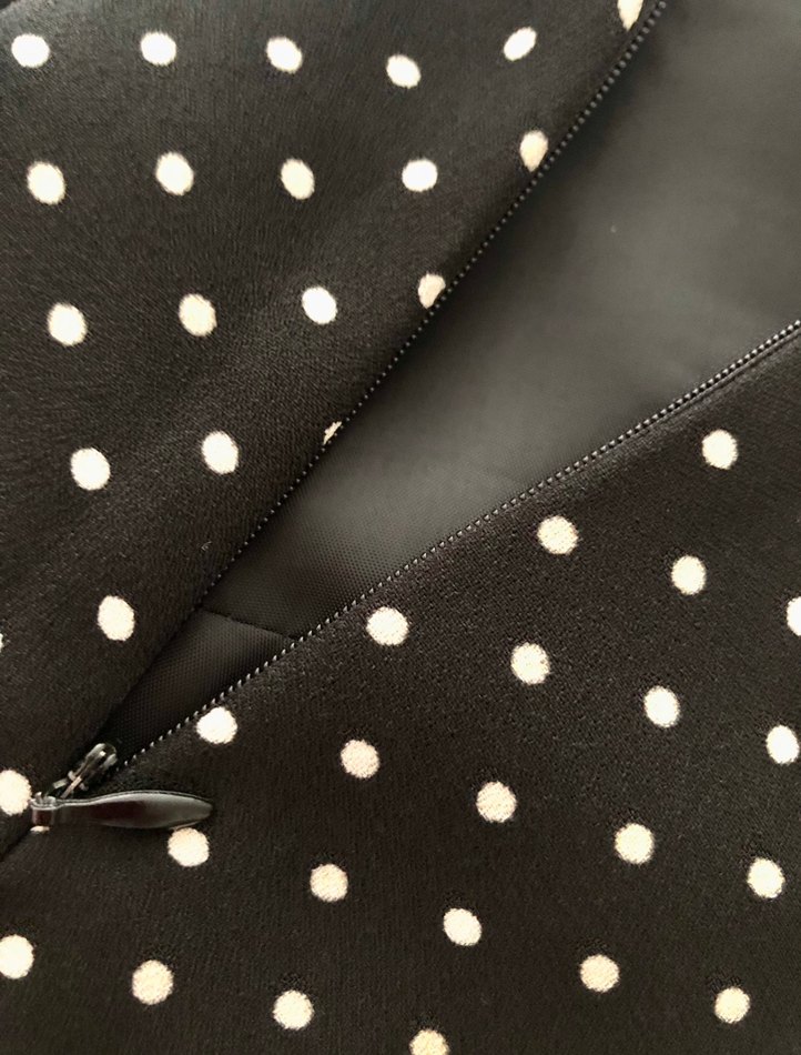 Siyah Puantiyeli Elbise - Görsel 4