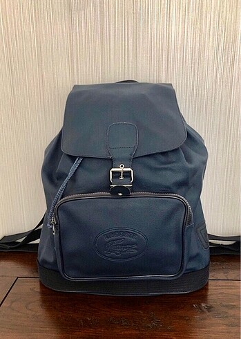 Lacoste Lacoste deri sırt çantası