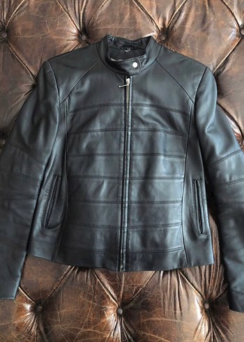 İtalyan Deri Ceket - Görsel 2