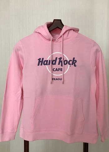 Hard Rock Cafe Pembe Kadın Kapüşonlu Sweatshirt - Görsel 2