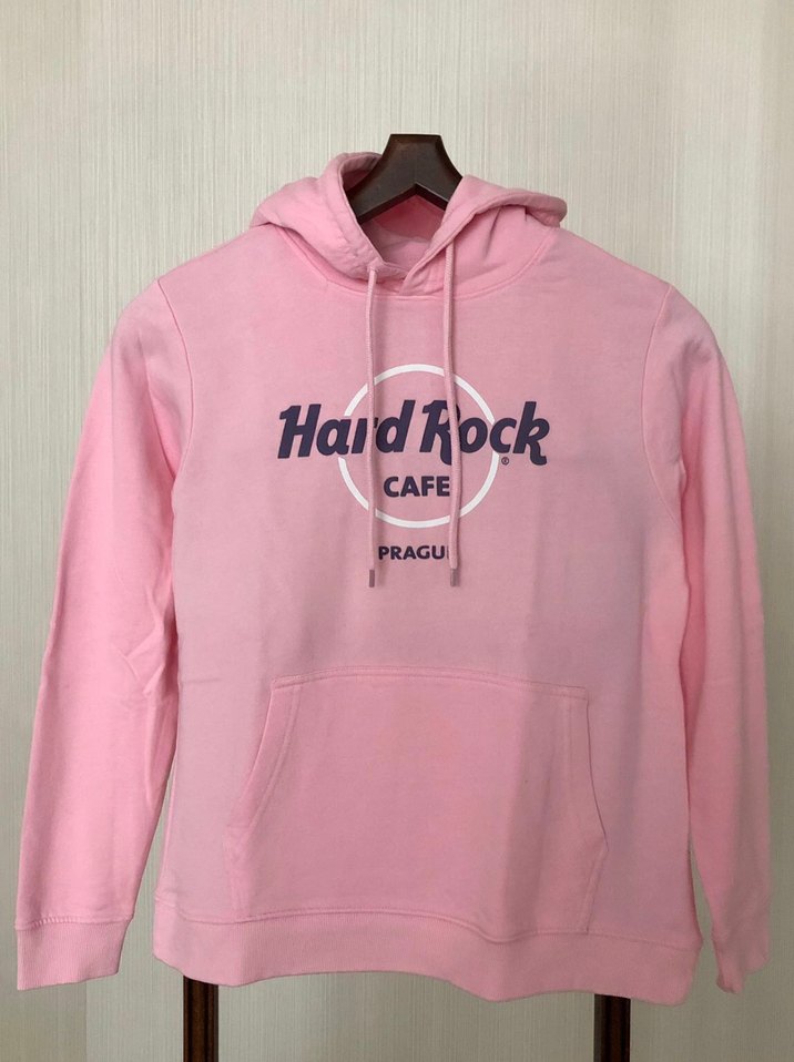 Hard Rock Cafe Pembe Kadın Kapüşonlu Sweatshirt - Görsel 2