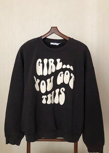 Bershka Siyah Sweatshirt - Görsel 5