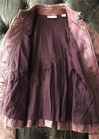 DKNY Donna Karan Deri Ceket - Görsel 6