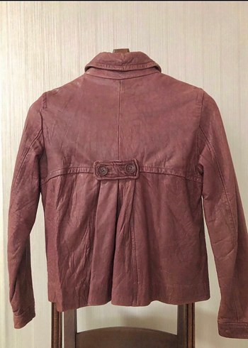 DKNY Donna Karan Deri Ceket - Görsel 8