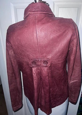 DKNY Donna Karan Deri Ceket - Görsel 9