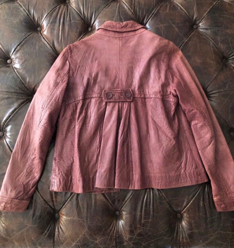 DKNY Donna Karan Deri Ceket - Görsel 3