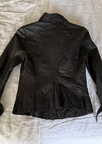 STEFANEL Deri Ceket - Görsel 4