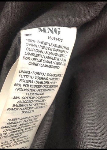 Mango Kapüşonlu Deri ceket - Görsel 7