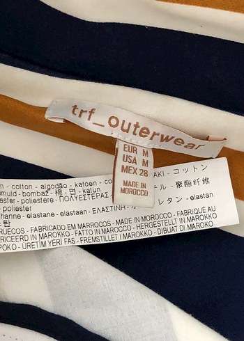 Kapüşonlu Çizgili Kadın Yağmurluk - Görsel 6