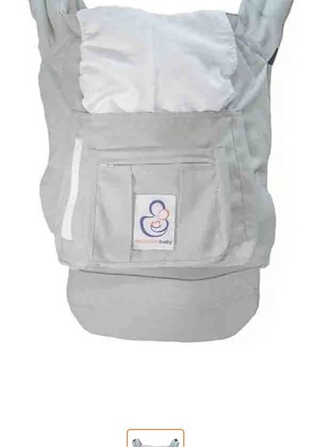 Gri Bebek Taşıyıcı Kanguru - Görsel 6