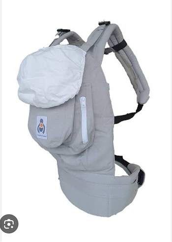 Gri Bebek Taşıyıcı Kanguru - Görsel 3