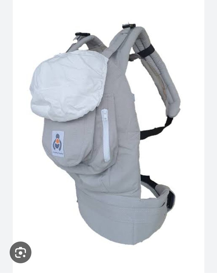 Gri Bebek Taşıyıcı Kanguru - Görsel 3