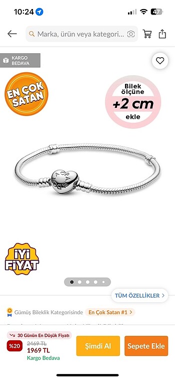 Beden pandora orj bileklik