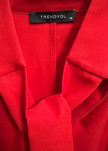 Kırmızı Kadın elbise - Görsel 4