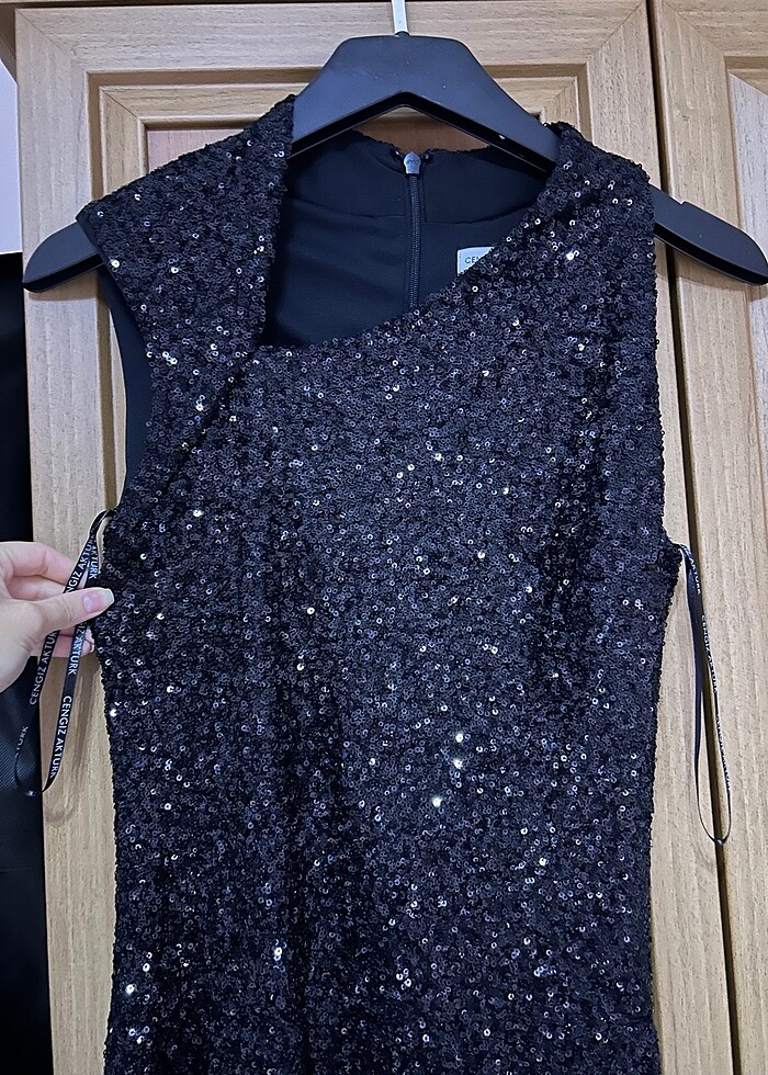 Cengiz Aktürk Tasarım Abiye
 Payet Elbise - Görsel 4