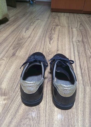 Siyah Deri Ayakkabı - Görsel 2