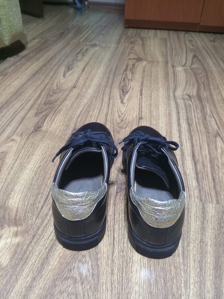 Siyah Deri Ayakkabı - Görsel 2