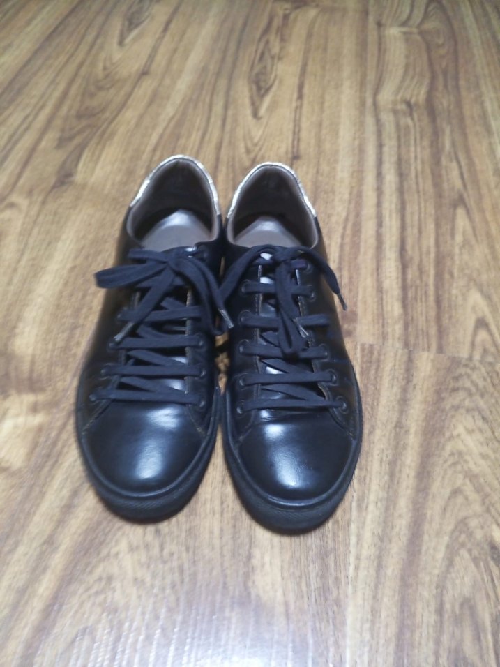 Siyah Deri Ayakkabı - Görsel 3