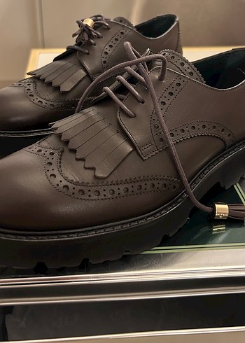 George Hogg Marka Kahverengi Deri  Klasik Püsküllü Ayakkabı - Görsel 4