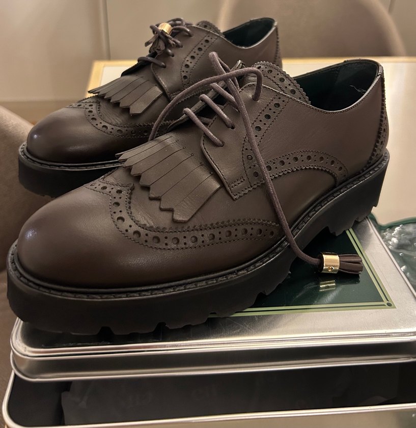 George Hogg Marka Kahverengi Deri  Klasik Püsküllü Ayakkabı - Görsel 4