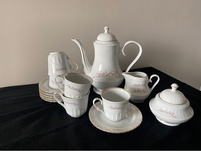 Güral Porselen Vintage Çay Seti