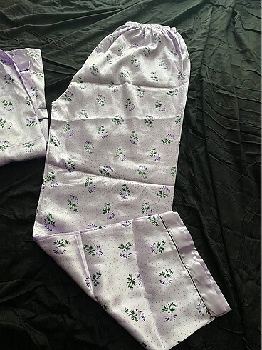 Saten Alt üst Pijama (Kadın) XXL/52-54 - Görsel 3