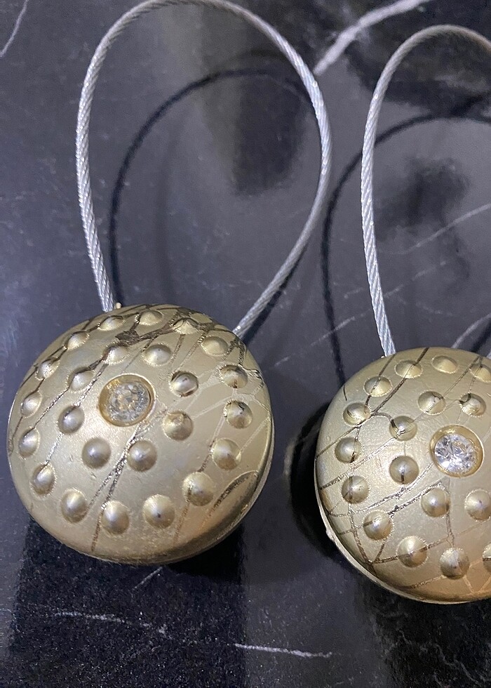 Perde Tokası mıknatıslı 2 Adet - Görsel 2