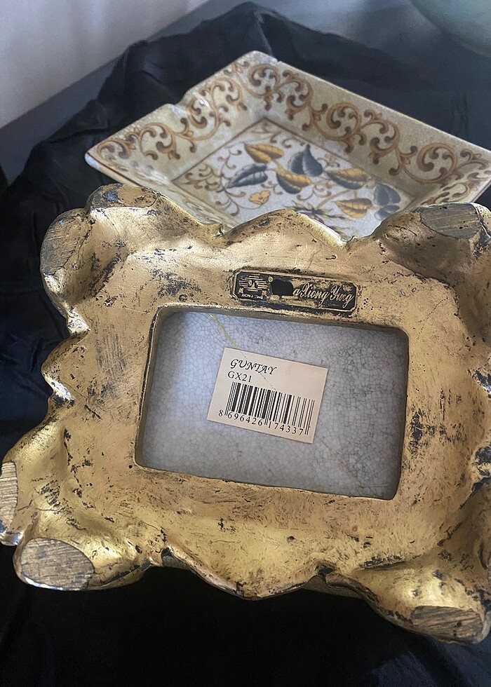 Vintage Porselen Kül Tablalar/2 adet  fiyat - Görsel 3