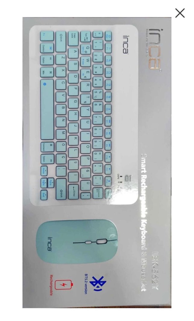 İnca Kablosuz Klavye Ve Mouse Seti - Görsel 2