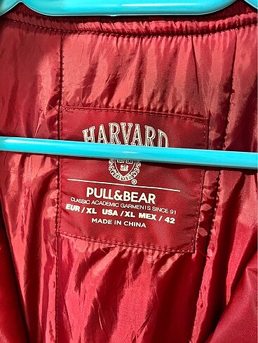 xl Beden Pull&Bear Harvard Özel Seri Kolej Ceket