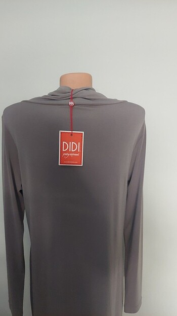 Krep licrali elbise degaje yaka M beden - Görsel 4