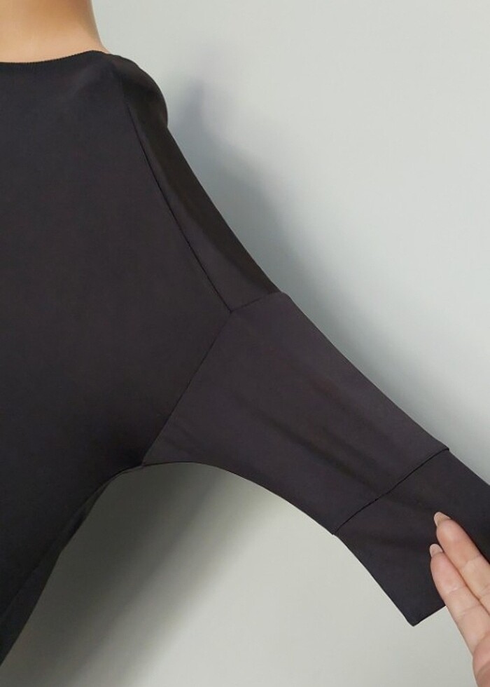 Saten lic. Vazo spir şık elbise. - Görsel 3