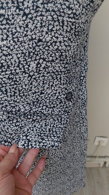 Özel dokulu casuel elbise .L beden - Görsel 2