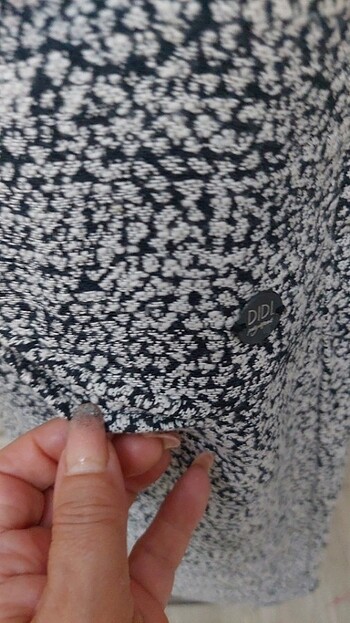 Özel dokulu casuel elbise .L beden - Görsel 4