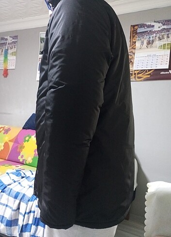 xl Beden siyah Renk Erkek XL mont uzun