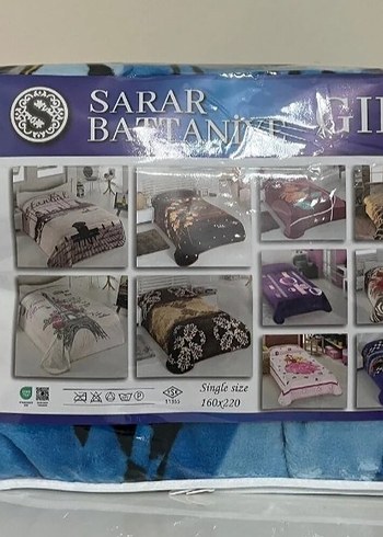 Çocuklar için Mavi Kareli Battaniye - Görsel 3