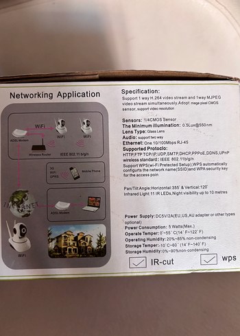 AngelEye Beyaz Video Kamera - Görsel 5